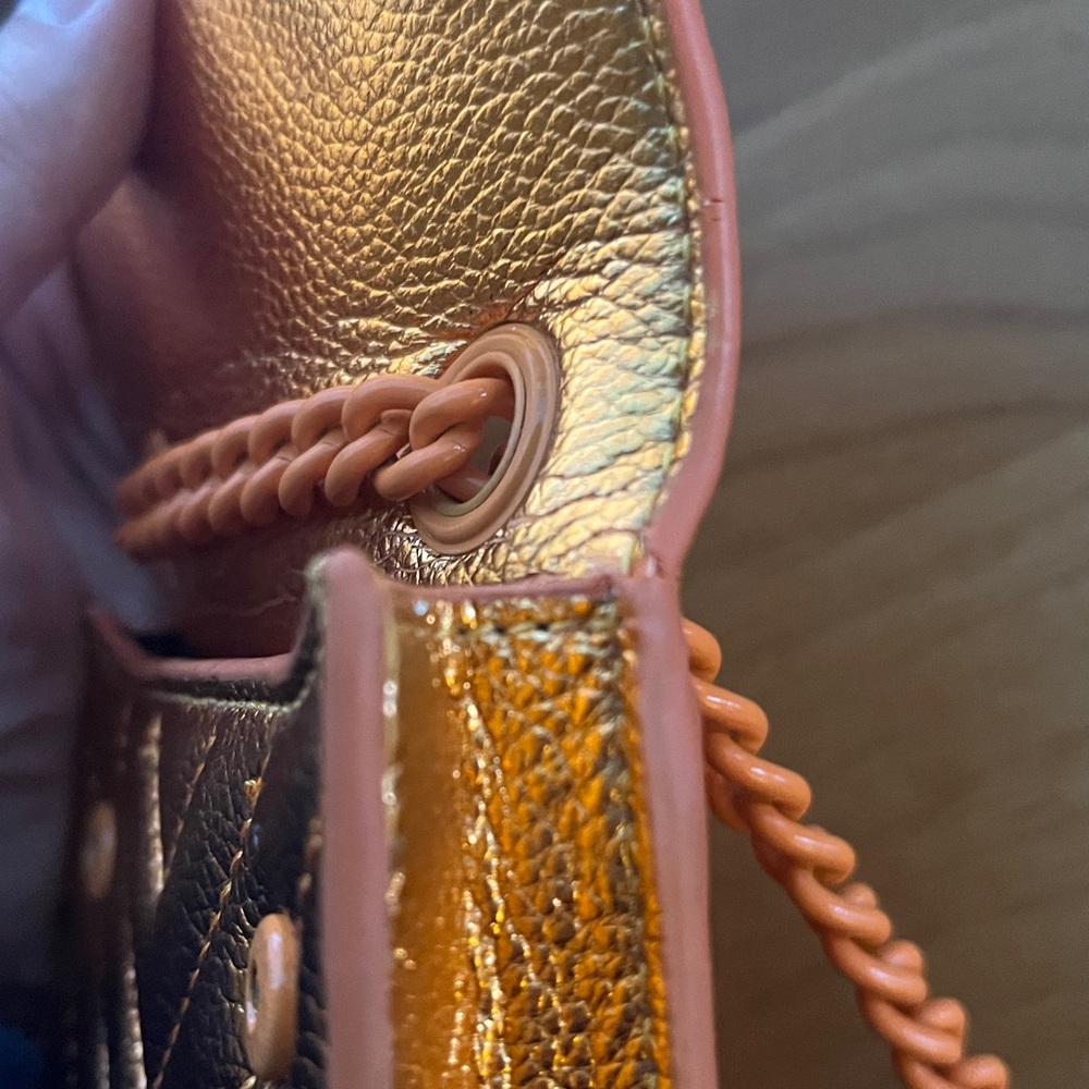 Kurt Geiger Orange Mini Card Bag - Picture 6 of 10